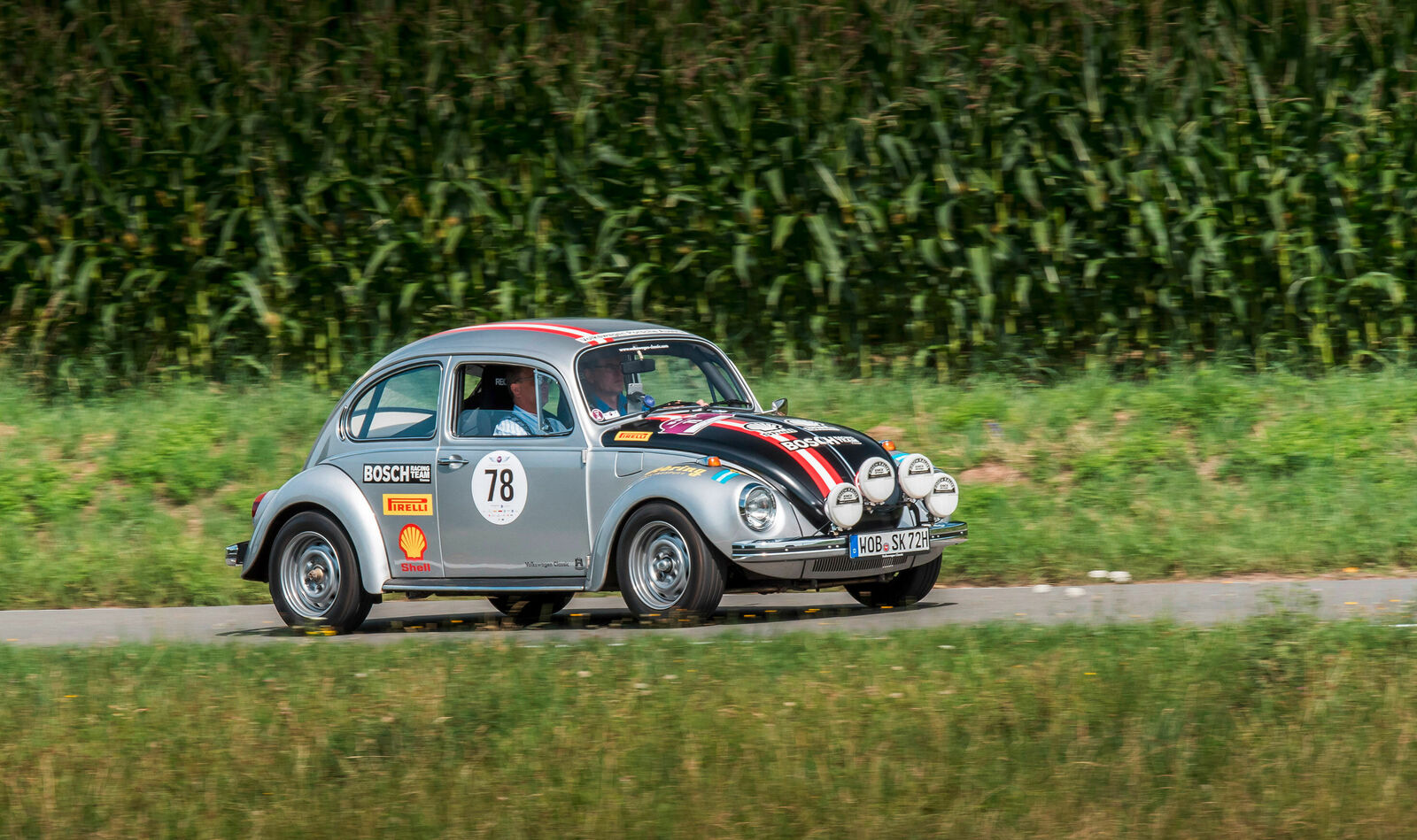 Volkswagen auf Sommertour unterwegs bei der Sachsen Classic 2018