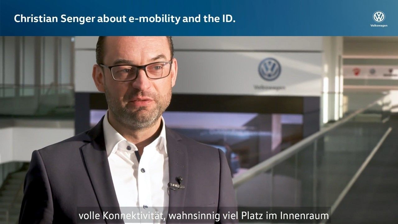 Youtube film: Christian Senger about e-mobility and the ID.