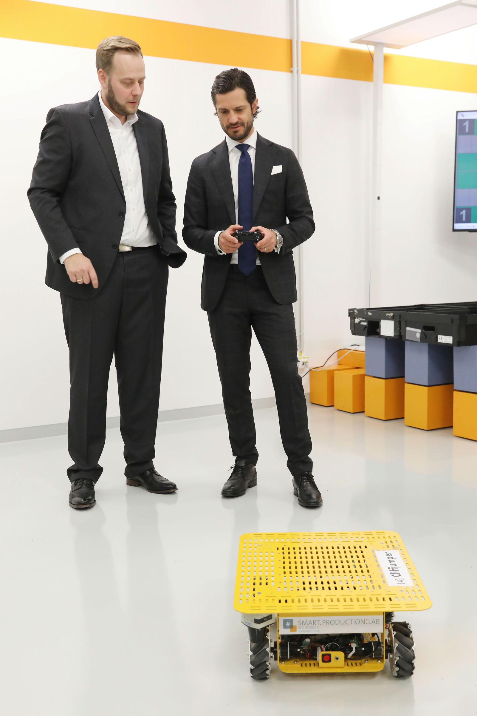 Prince Carl Philip of Sweden visits Volkswagen