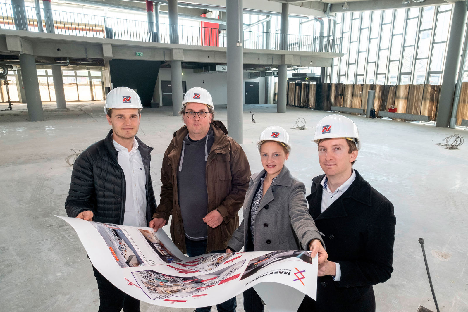 Umbau am Nordkopf hat begonnen: Die Markthalle wird zum Raum für digitale Ideen
