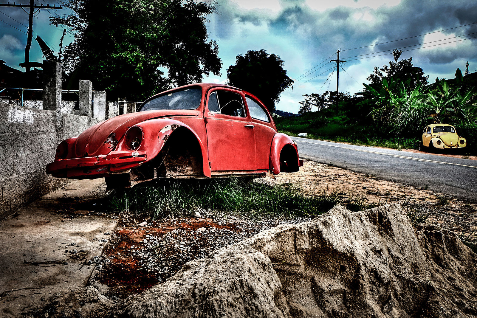 „Eröffnet: Käferland Brasilien. Eine Fotoausstellung von Micha Ende.“