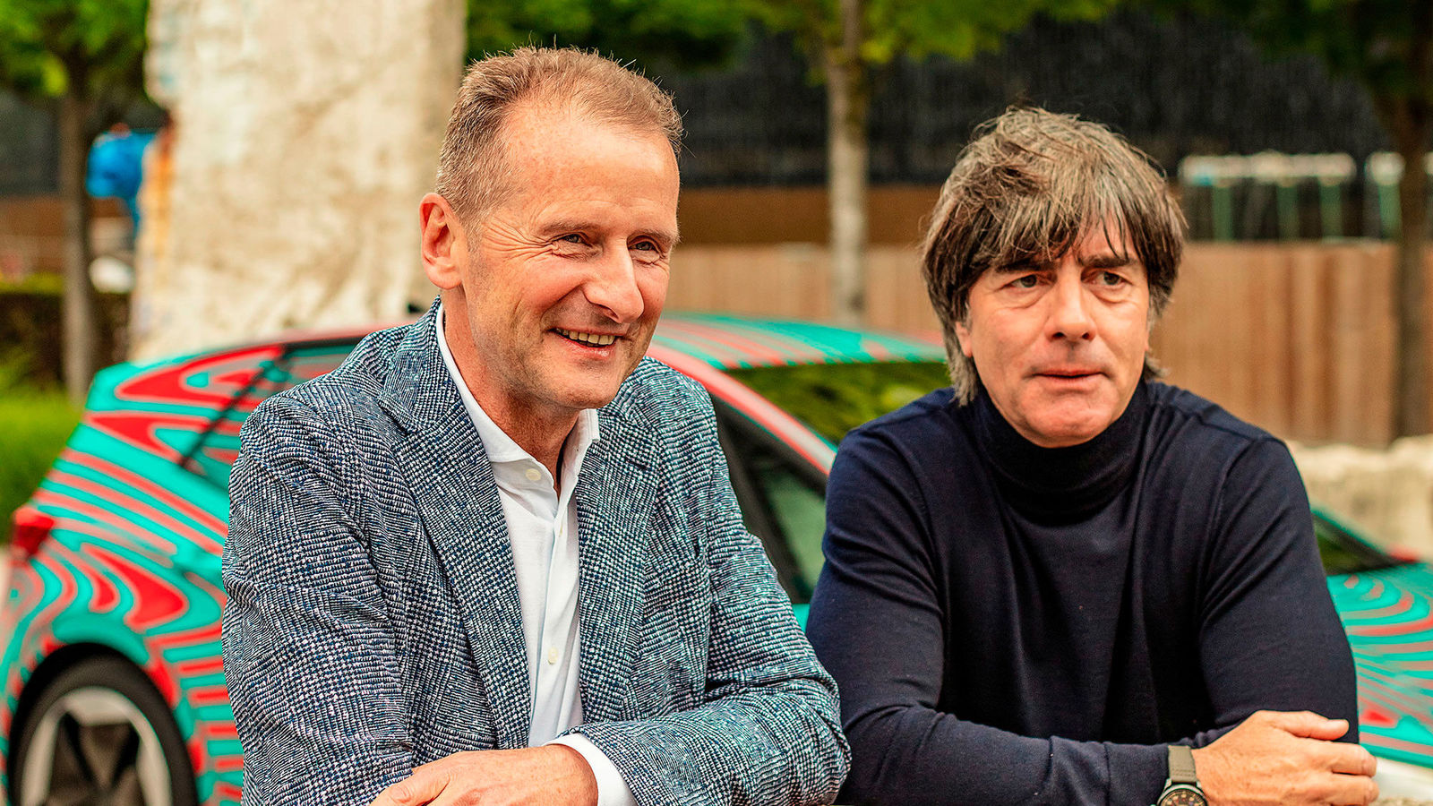 Joachim Löw, Herbert Diess, and the ID.3