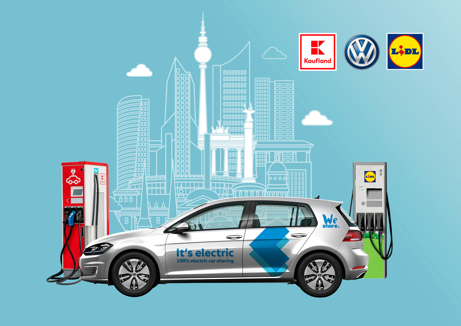 Volkswagen und Schwarz-Gruppe strategische  E-Partner