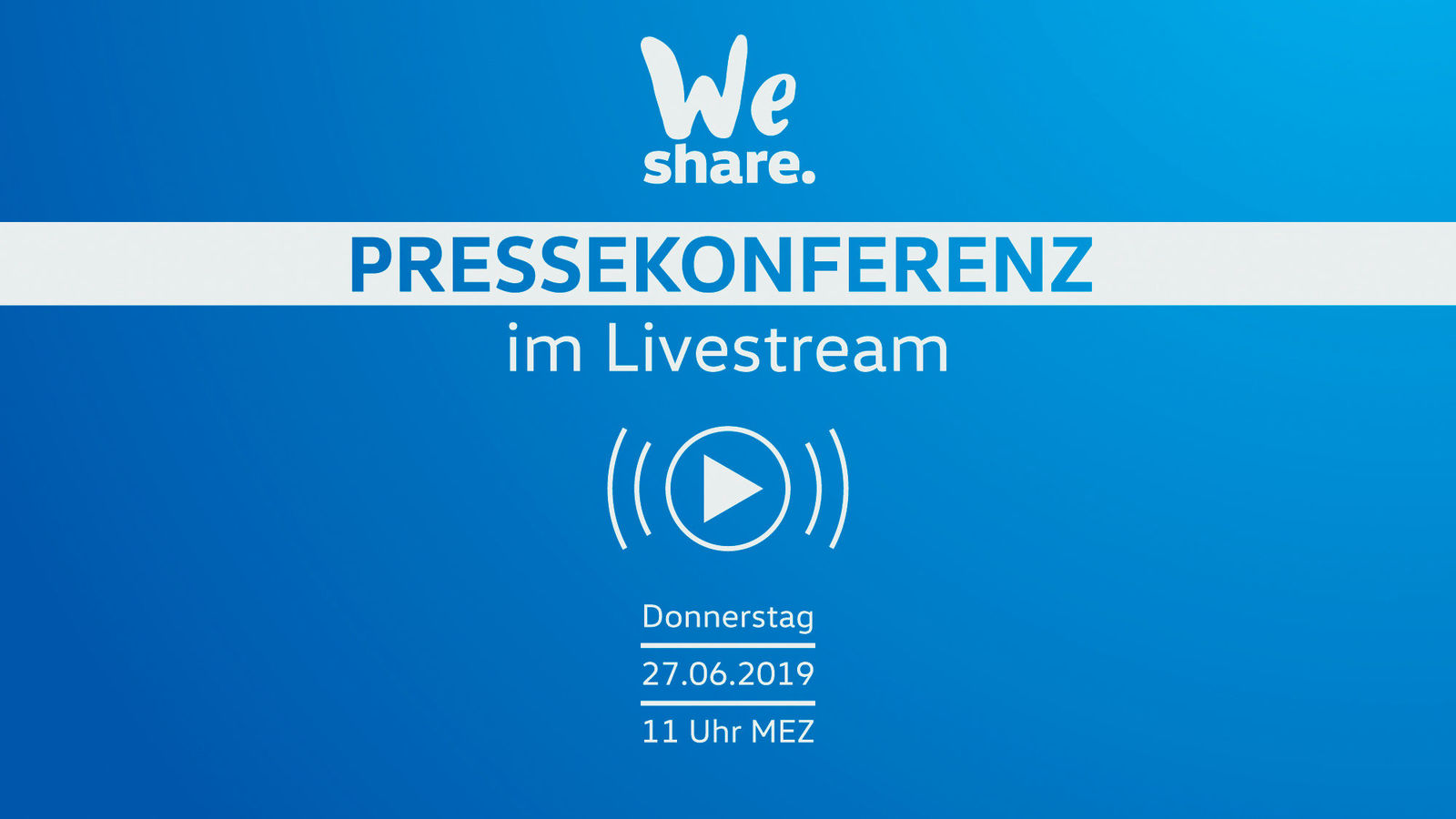Pressekonferenz WeShare