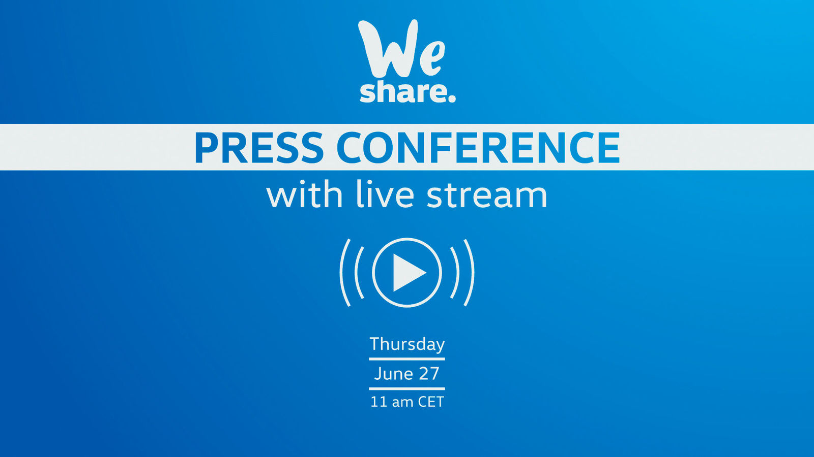 Press conference WeShare