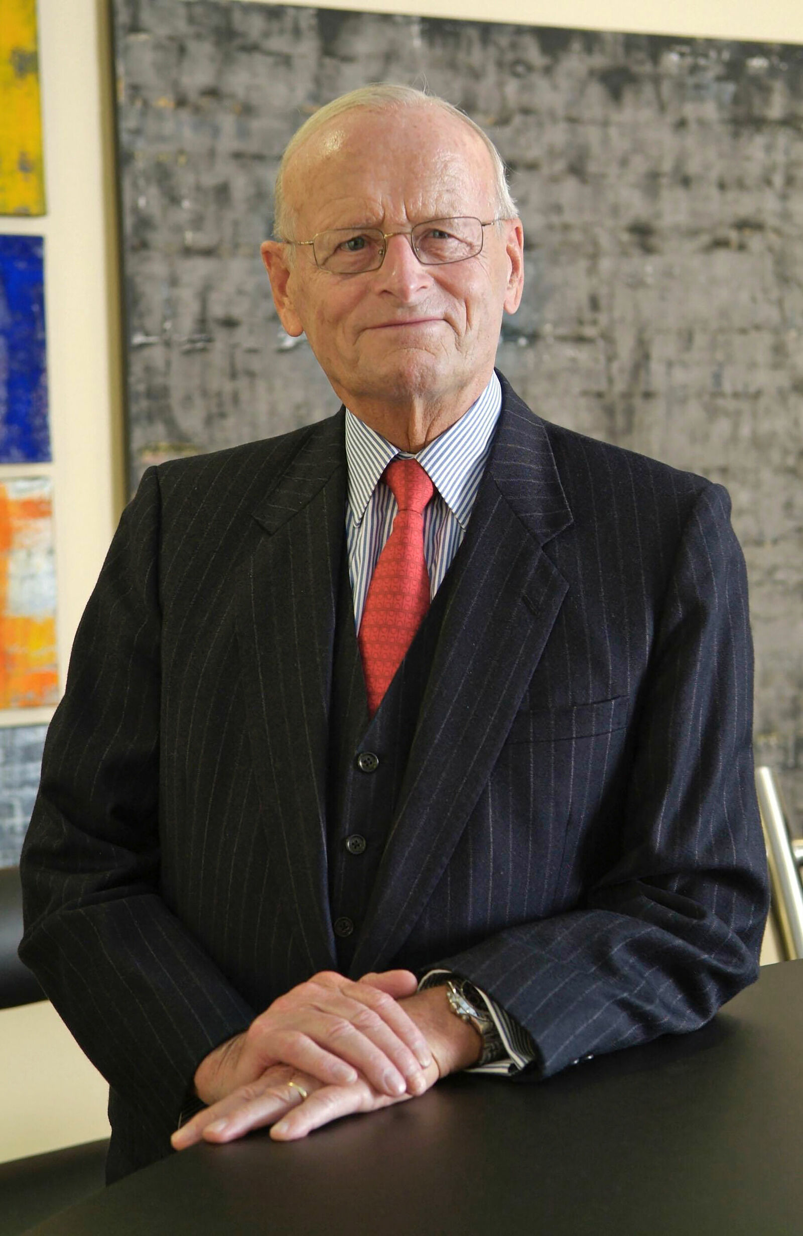 Prof. Dr. Carl H. Hahn, Chairman of the Board of Management of Volkswagen AG from 1982 to 1992