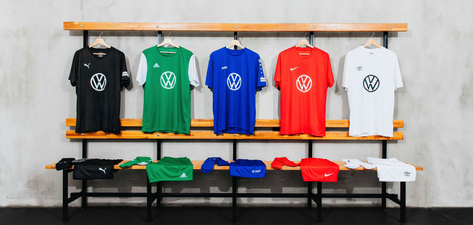 Shirts for soccer teams all over Germany