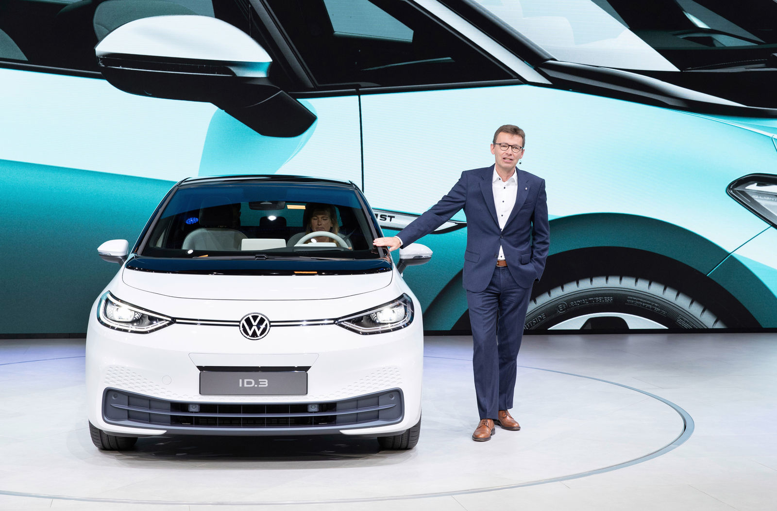 Volkswagen UP Batteries electric car stock