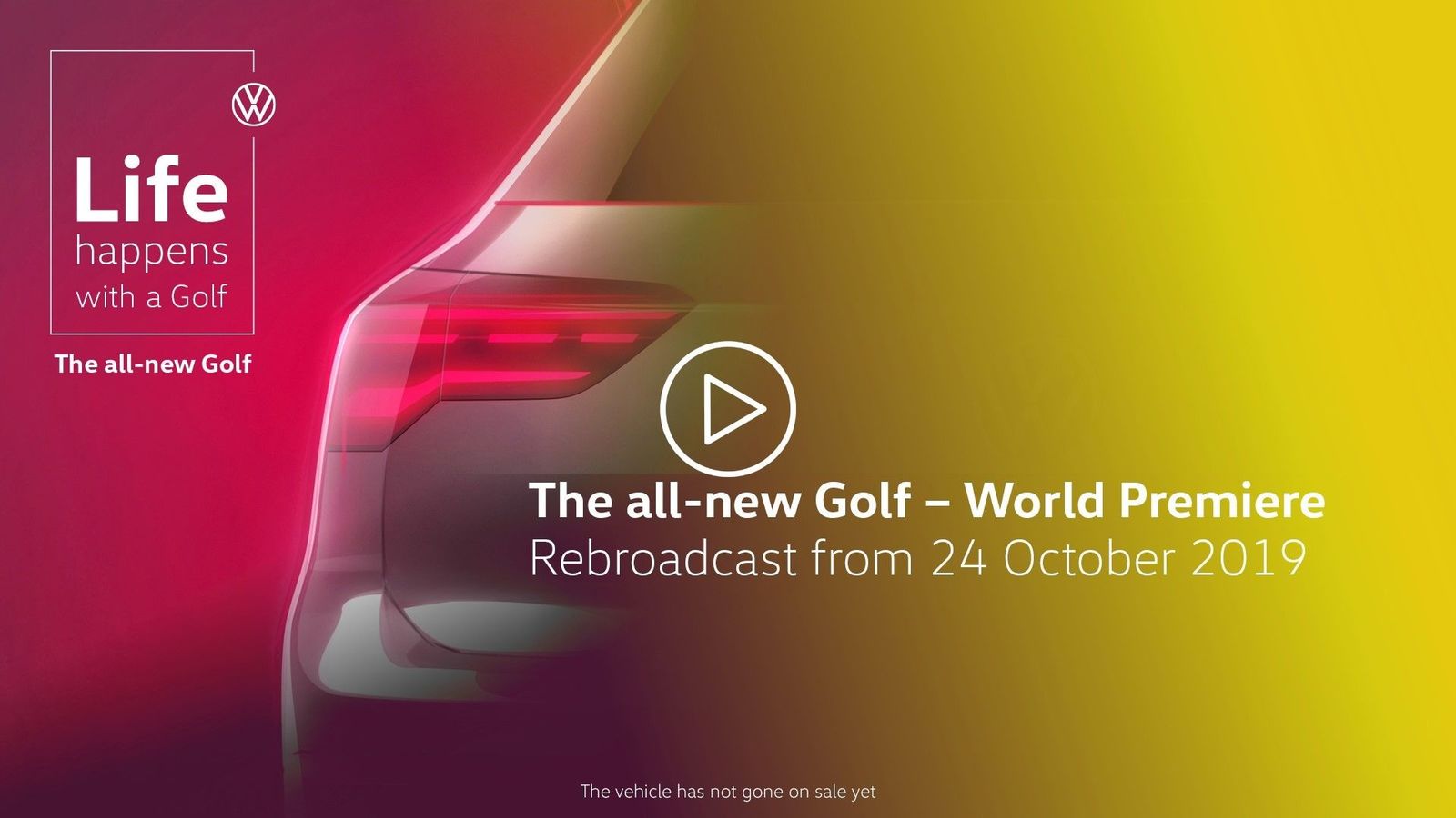 World premiere of the new Golf - Rebroadcast from 24 October 2019