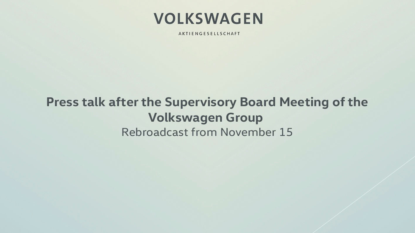 Super Visory Board meeting November 2019