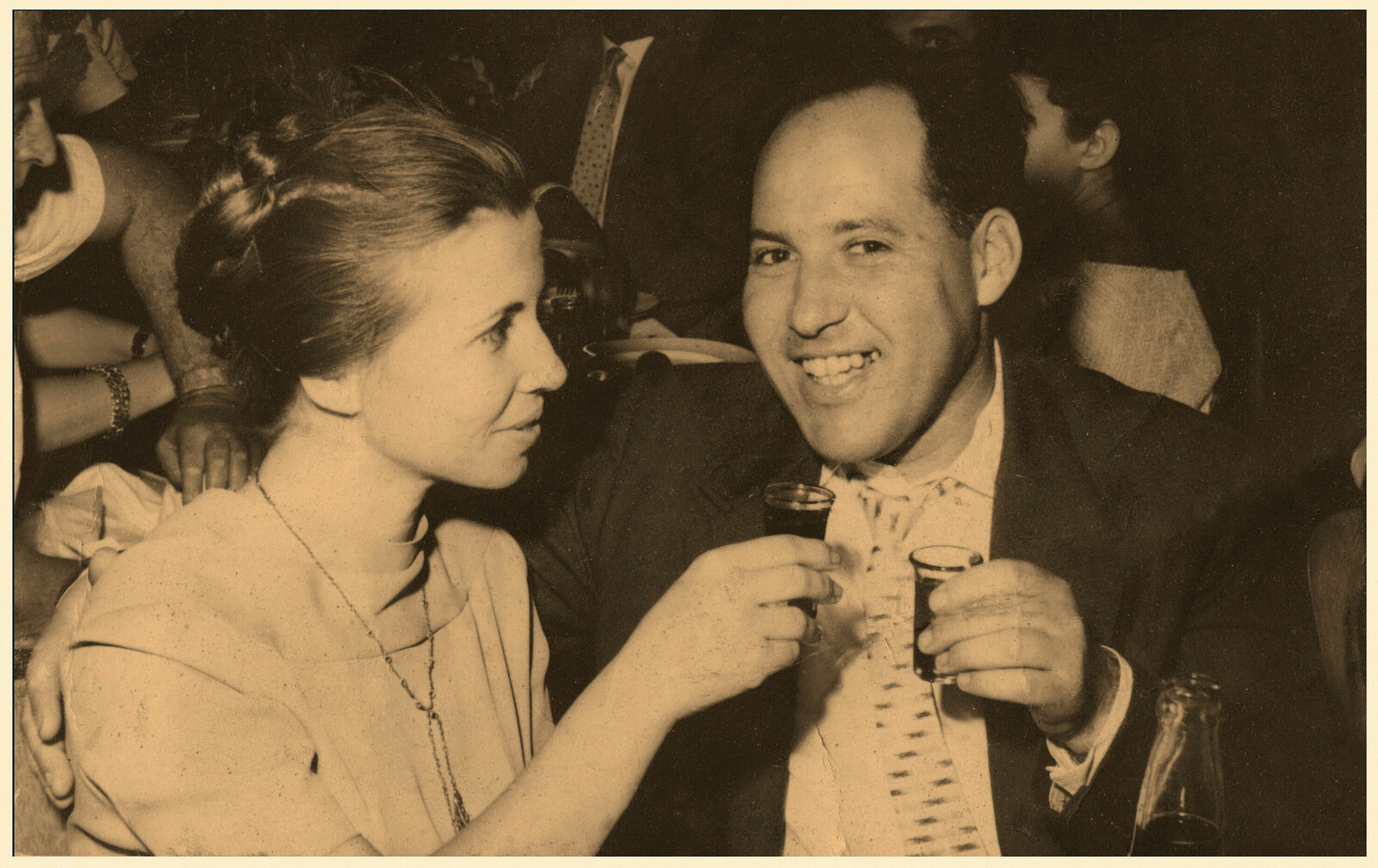 Sally Perel mit seiner Frau Dvora (1959)