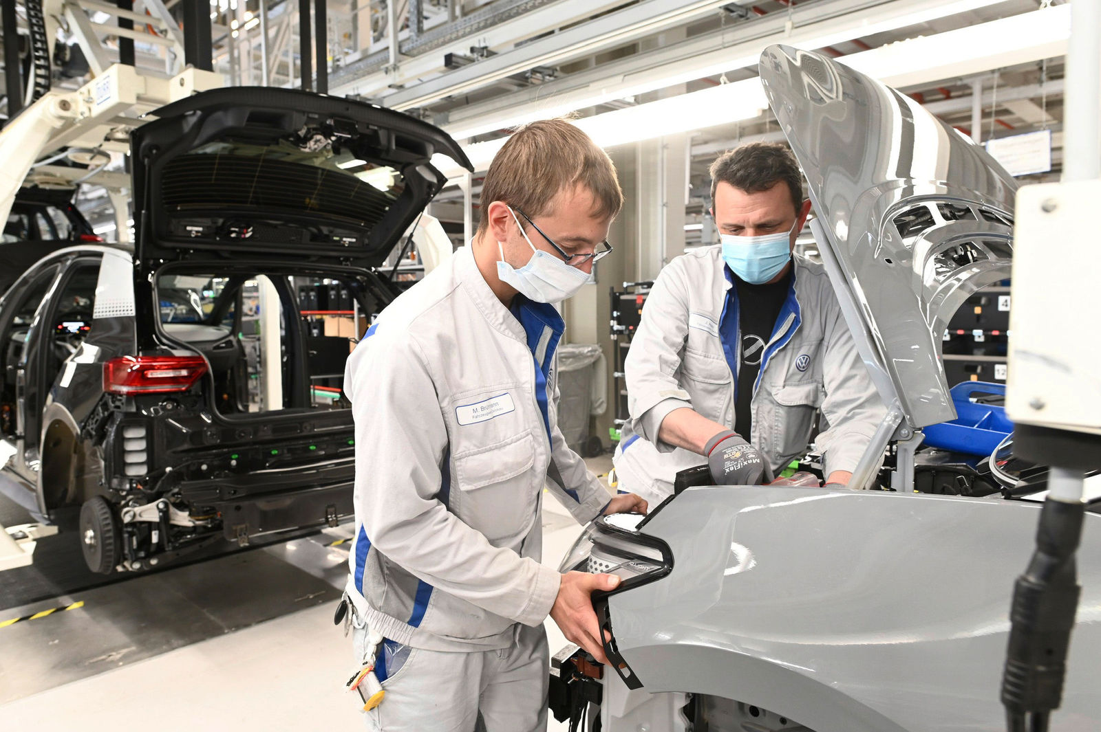 Zwickau vehicle plant resuming production of the ID.3 slowly and gradually