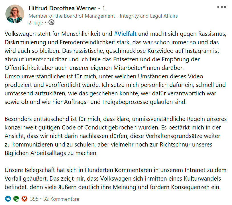 Hiltrud Werner on LinkedIn