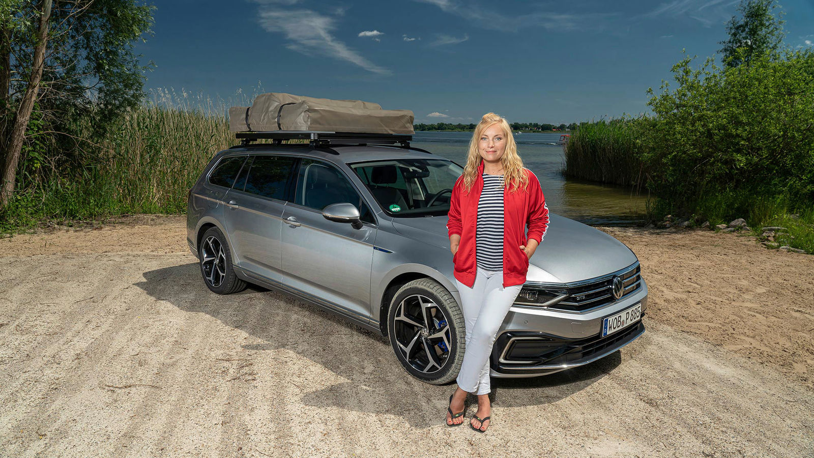 Story: Mecklenburg can be so beautiful – with Nadja Uhl and the Passat GTE Variant
