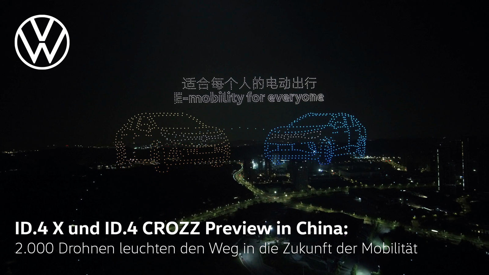 ID.4 X und ID.4 CROZZ Preview in China