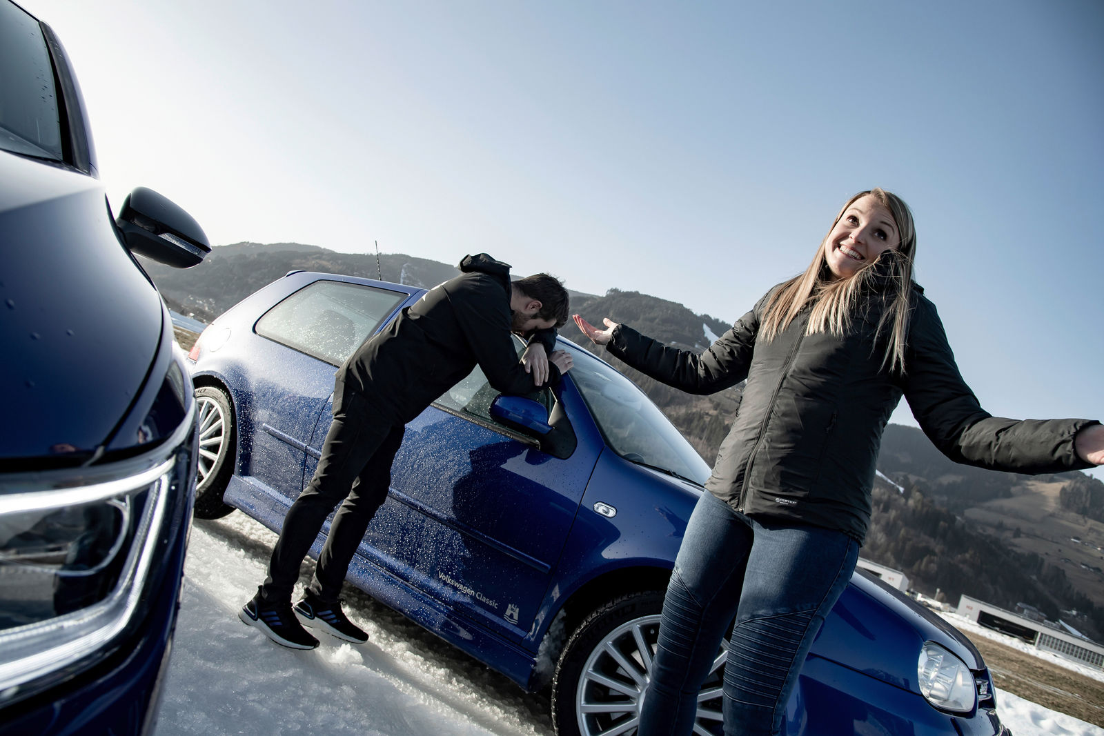 Story: Golf R Winter Challenge: Duell in Zell