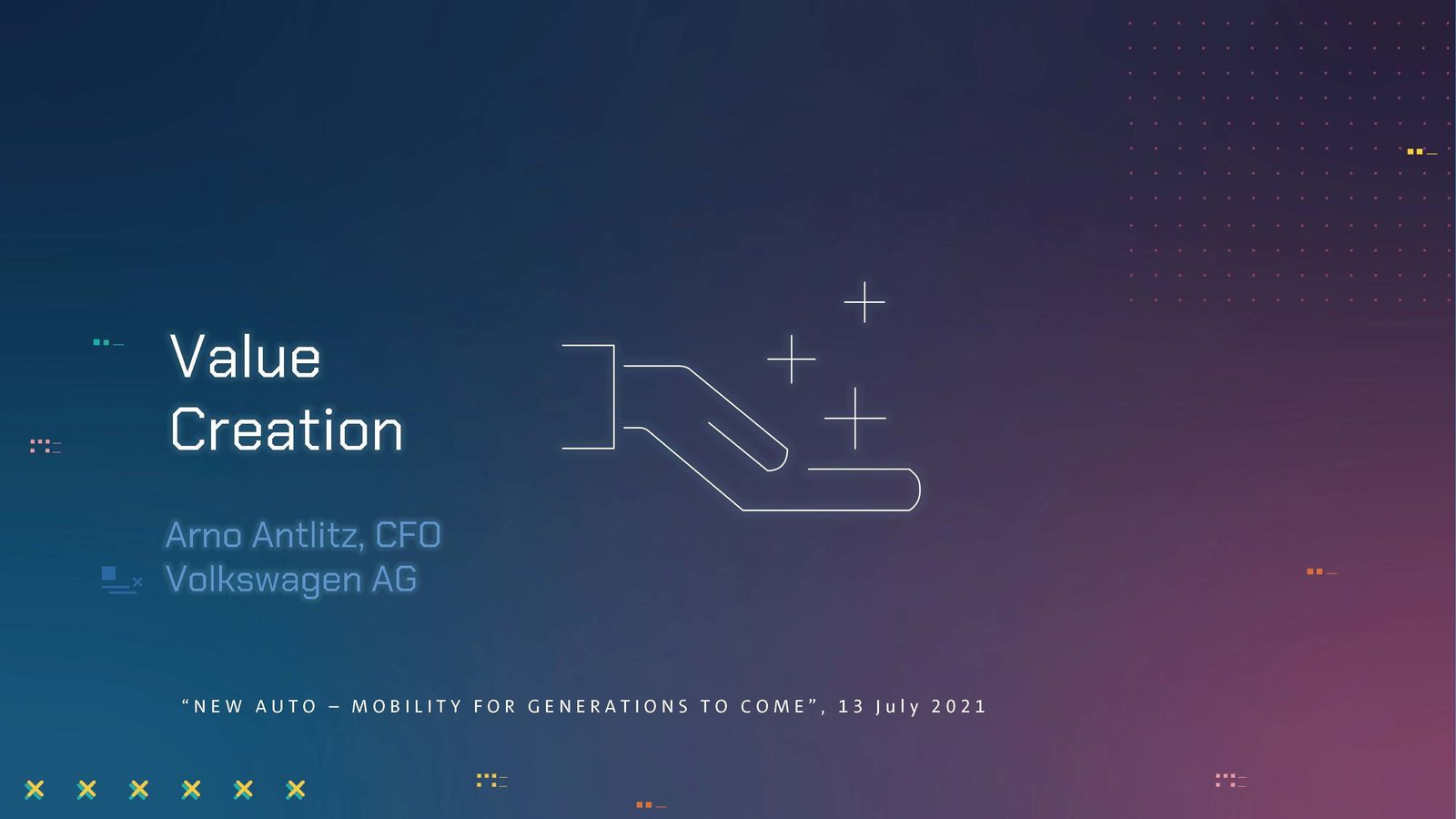 Value Creation - Presentation Arno Antlitz, CFO Volkswagen AG