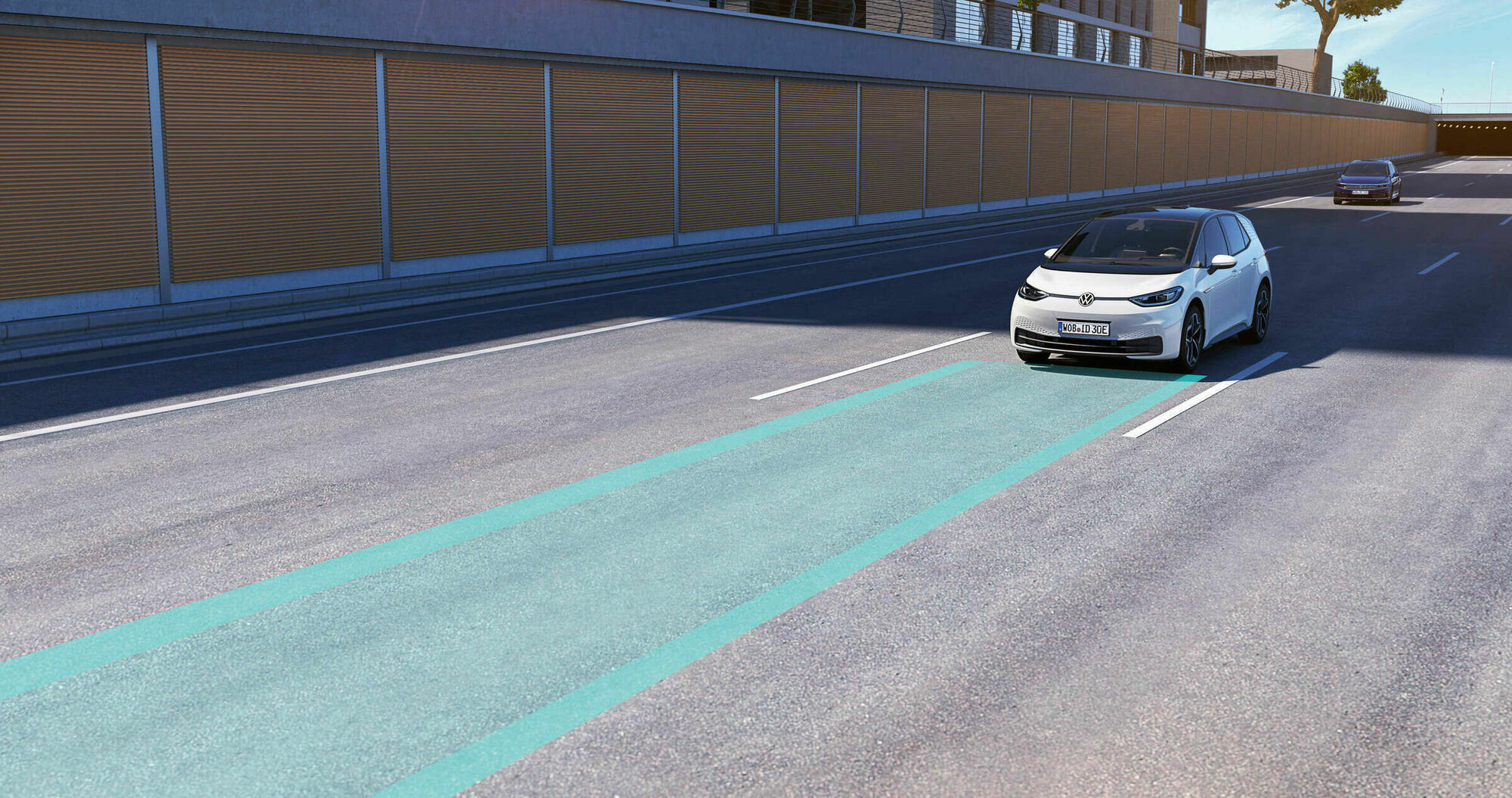 Lane keeping system Lane Assist Volkswagen Newsroom