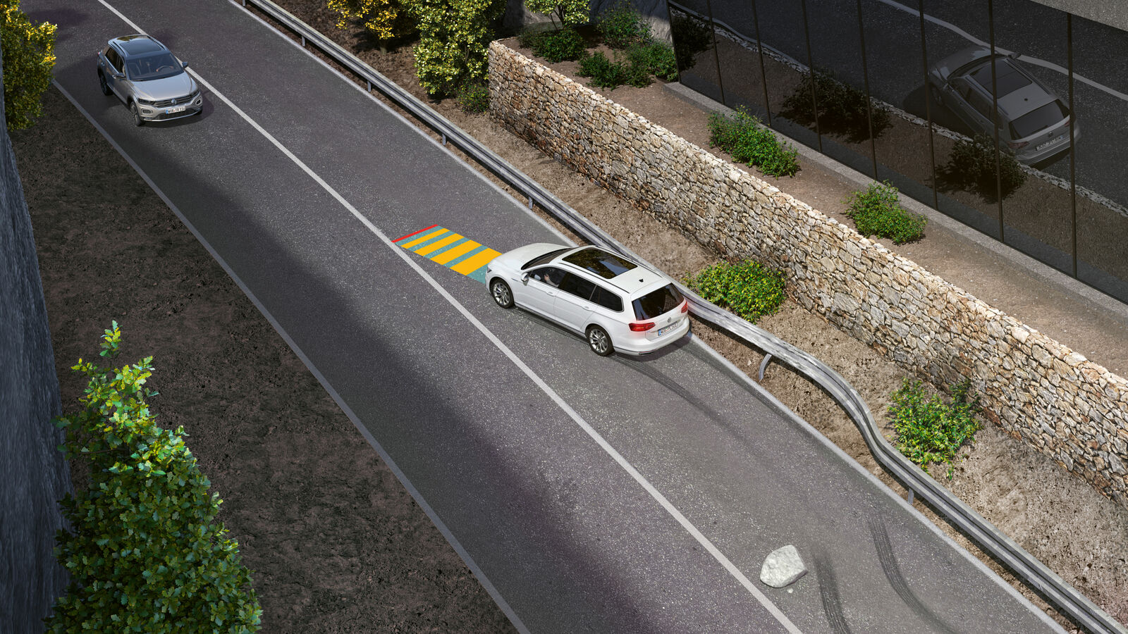 Automatic Post-Collision Braking System