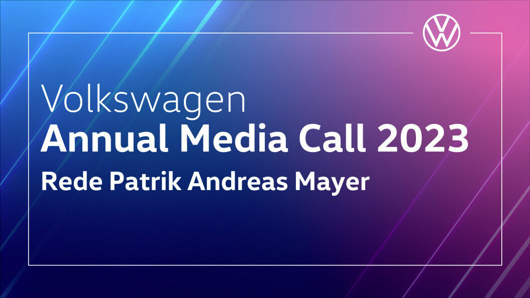 Annual Media Call 2023 / Rede Patrik Andreas Mayer