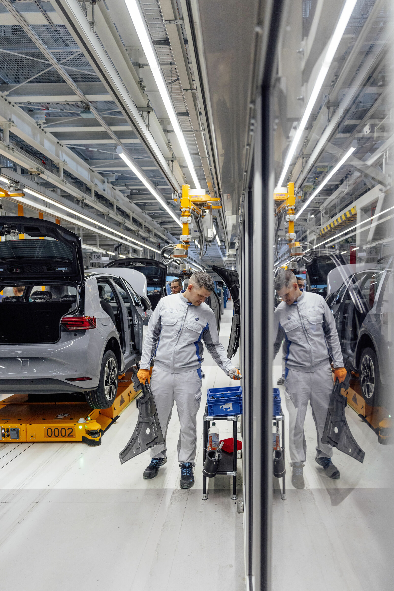 Production of the Volkswagen ID.3 at the Zwickau vehicle plant