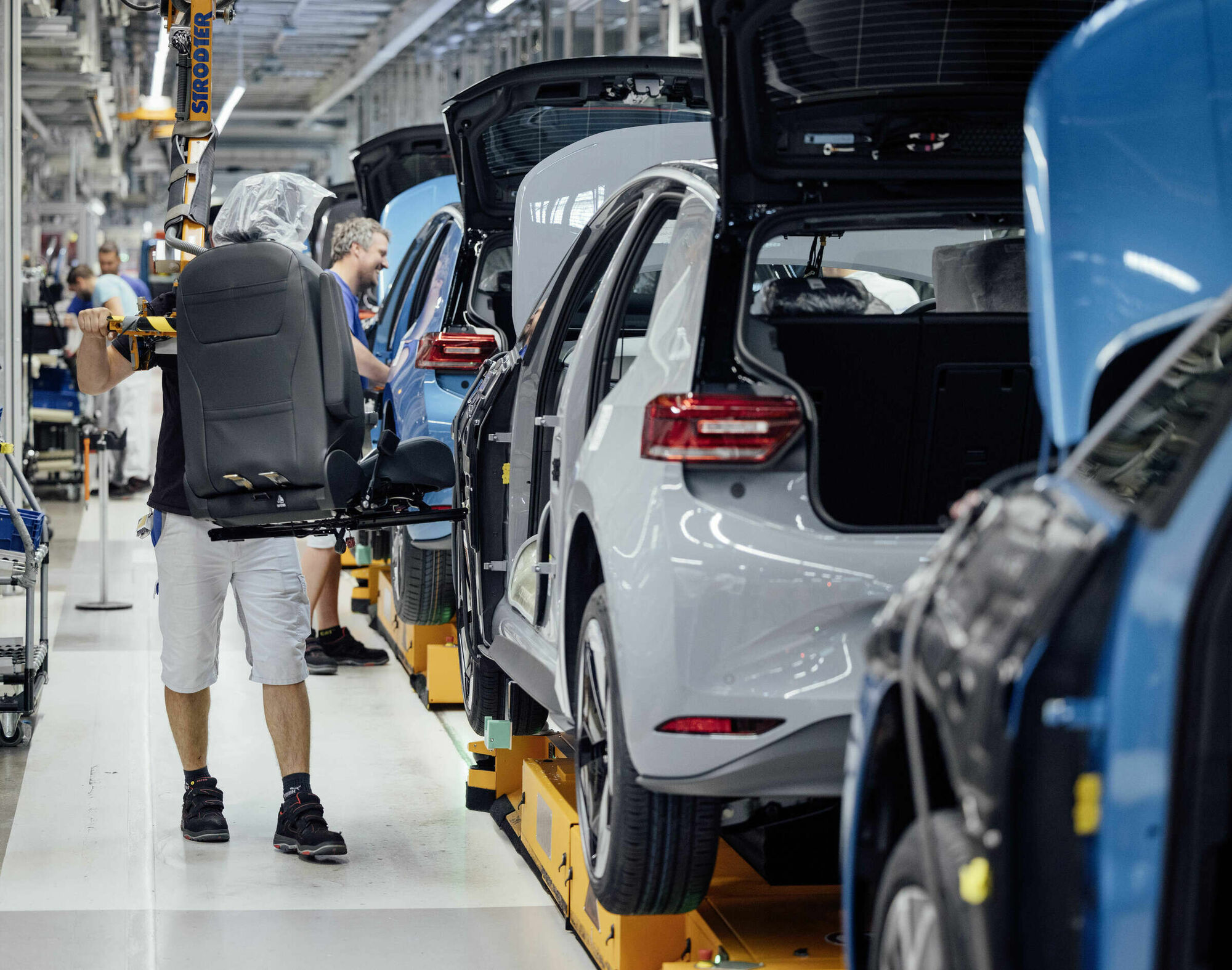 Produktion des Volkswagen ID.3 im Fahrzeugwerk Zwickau Volkswagen Newsroom