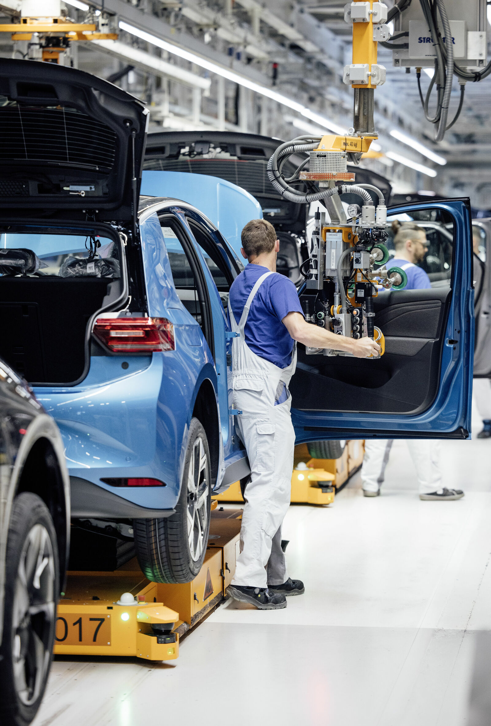 Production of the Volkswagen ID.3 at the Zwickau vehicle plant