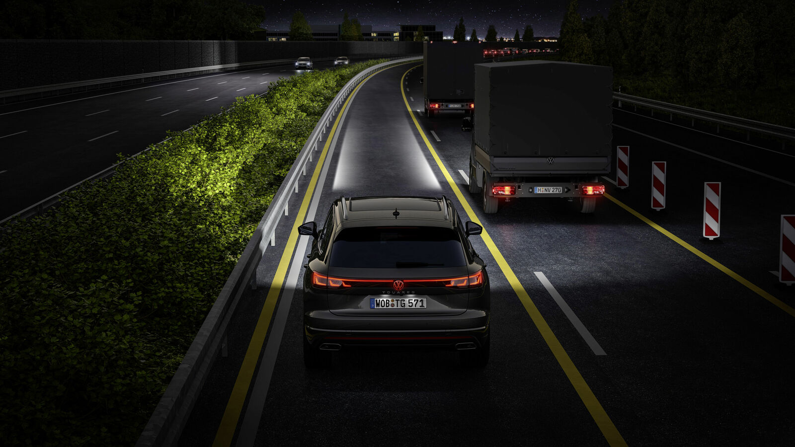 Der neue VW T-Cross, IQ.LIGHT LED-Matrix-Scheinwerfer