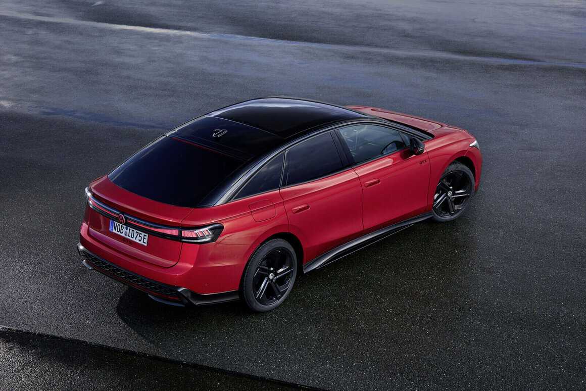 Neue ID.7 Modelle Viel Dynamik im GTX und bis zu 709 Kilometer WLTPReichweite im ID.7 Pro S