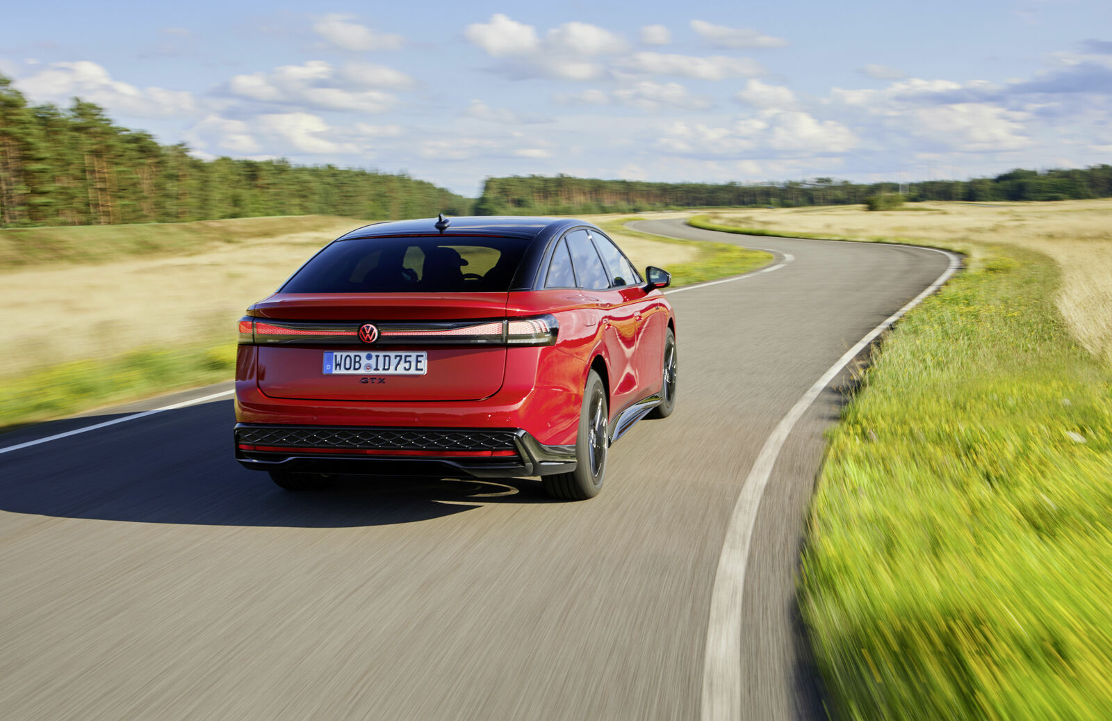 The all-electric Volkswagen ID.7 GTX