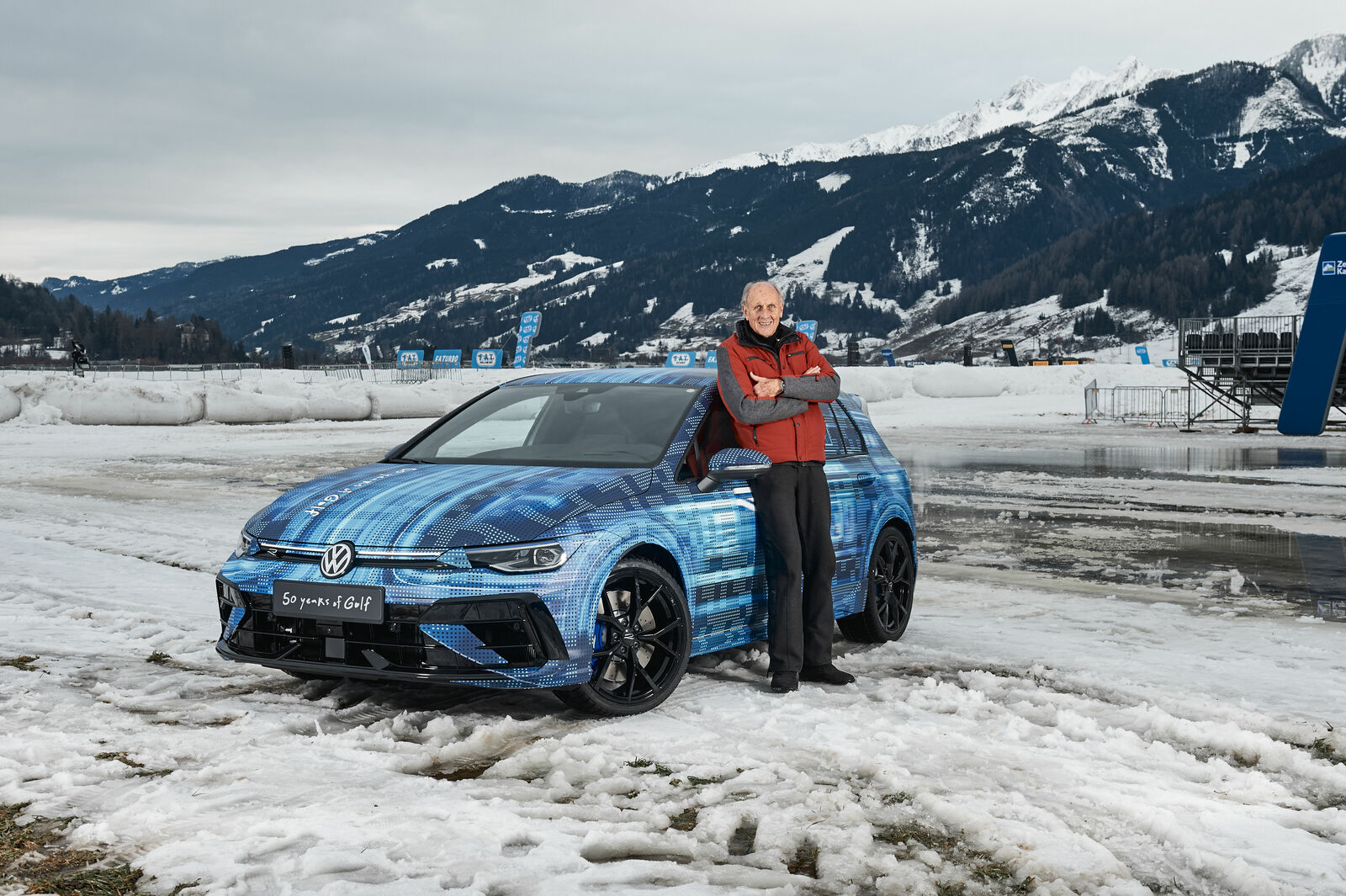 Ice Race in Zell am See: Volkswagen gibt Vorgeschmack auf neuen Golf R