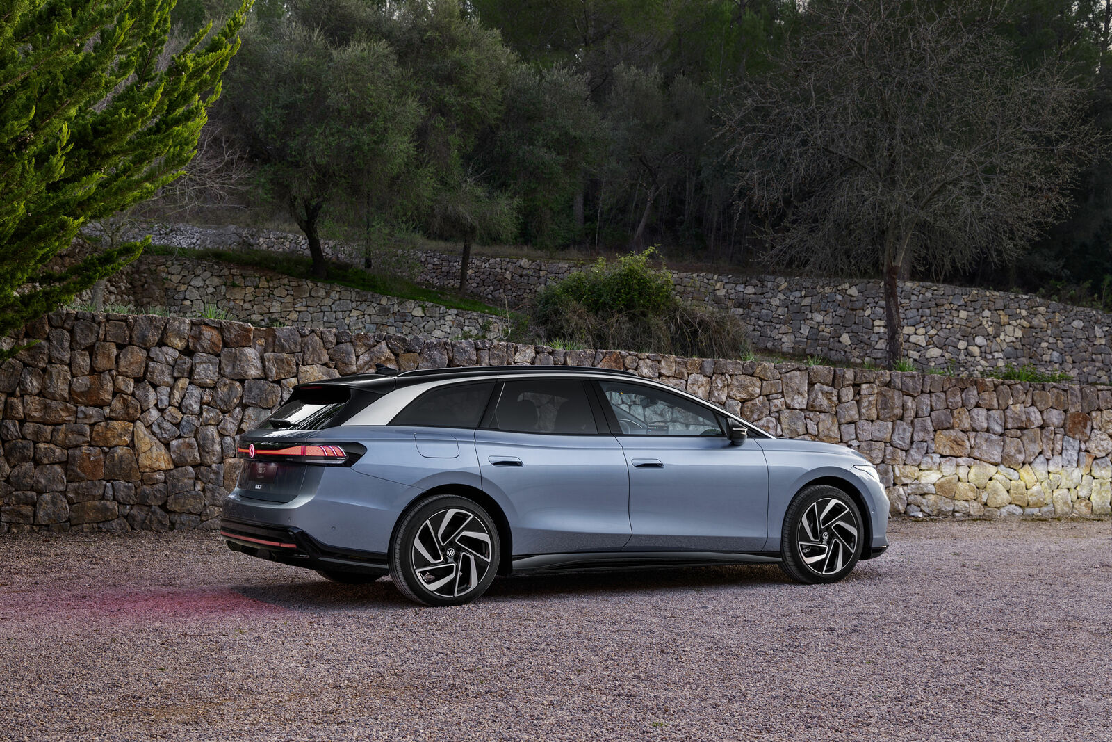 The all-electric Volkswagen ID.7 Tourer