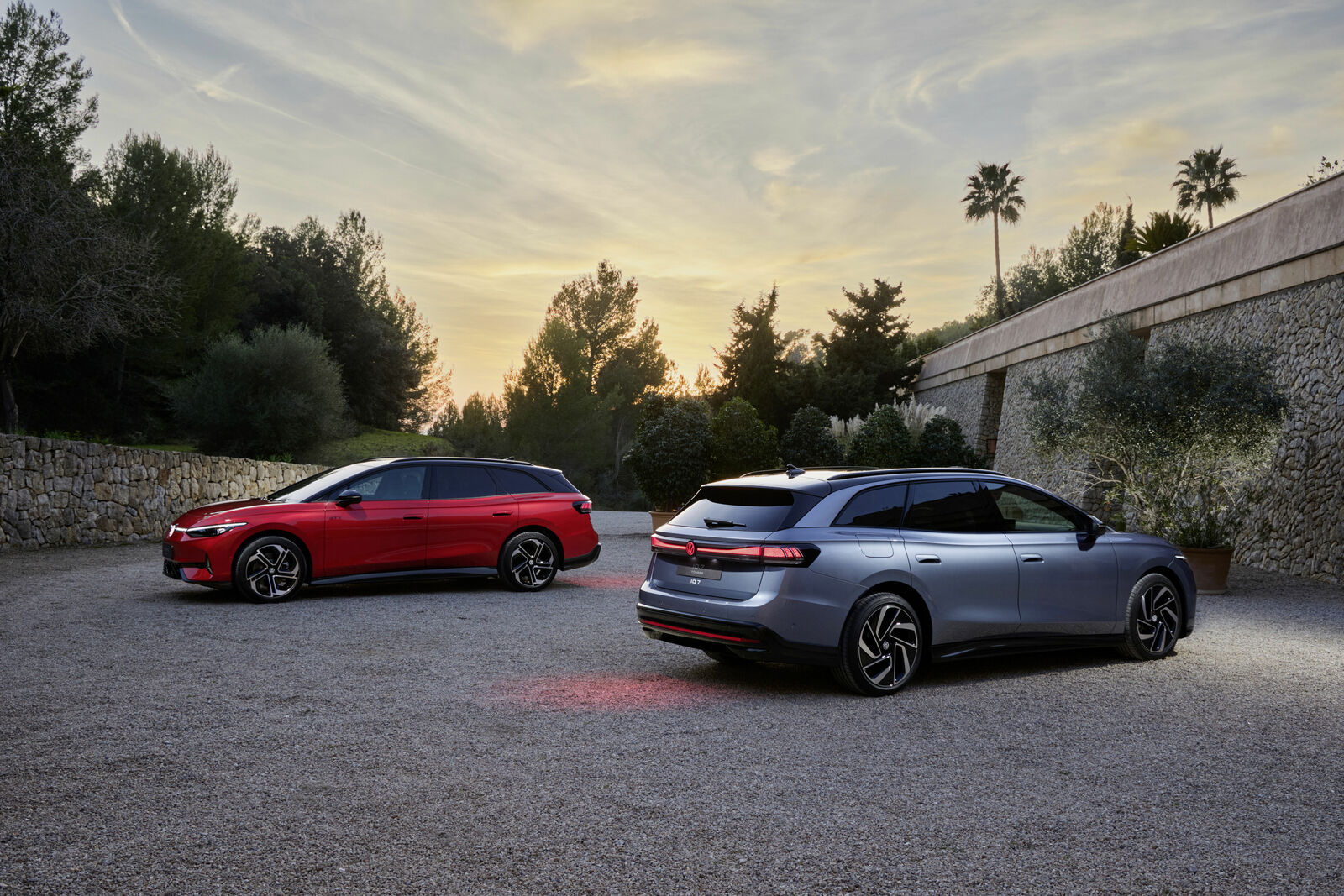 The all-electric Volkswagen ID.7 Tourer and ID.7 GTX Tourer