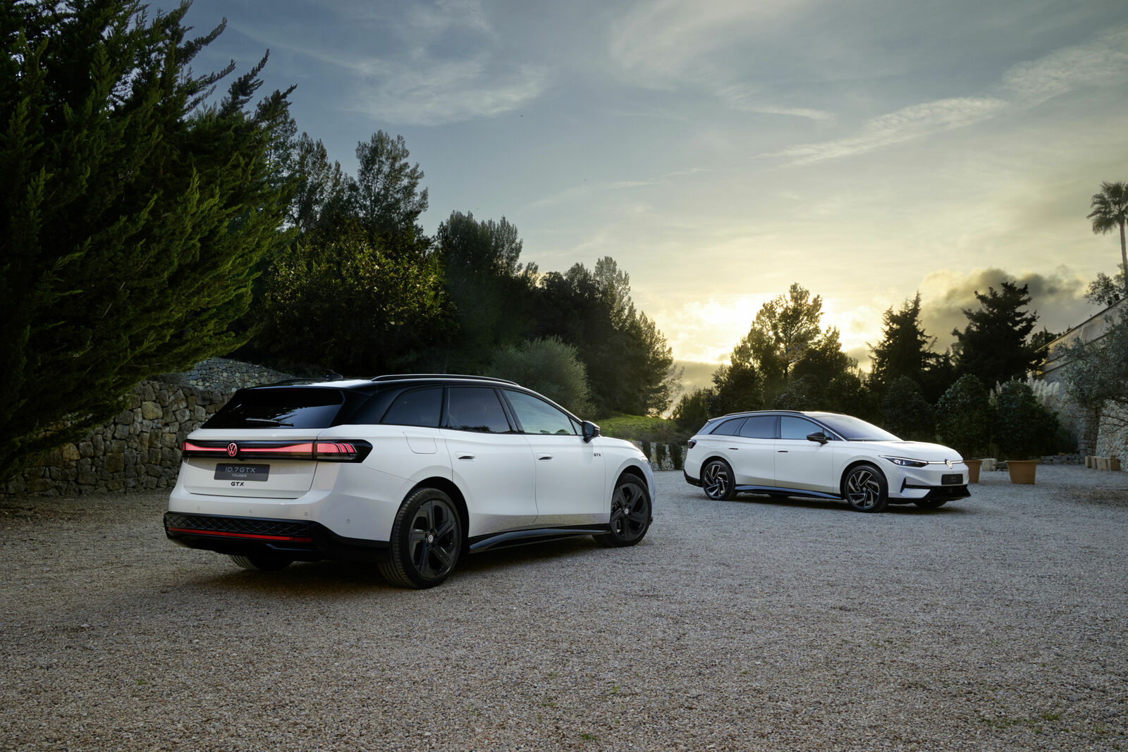 The all-electric Volkswagen ID.7 Tourer and ID.7 GTX Tourer