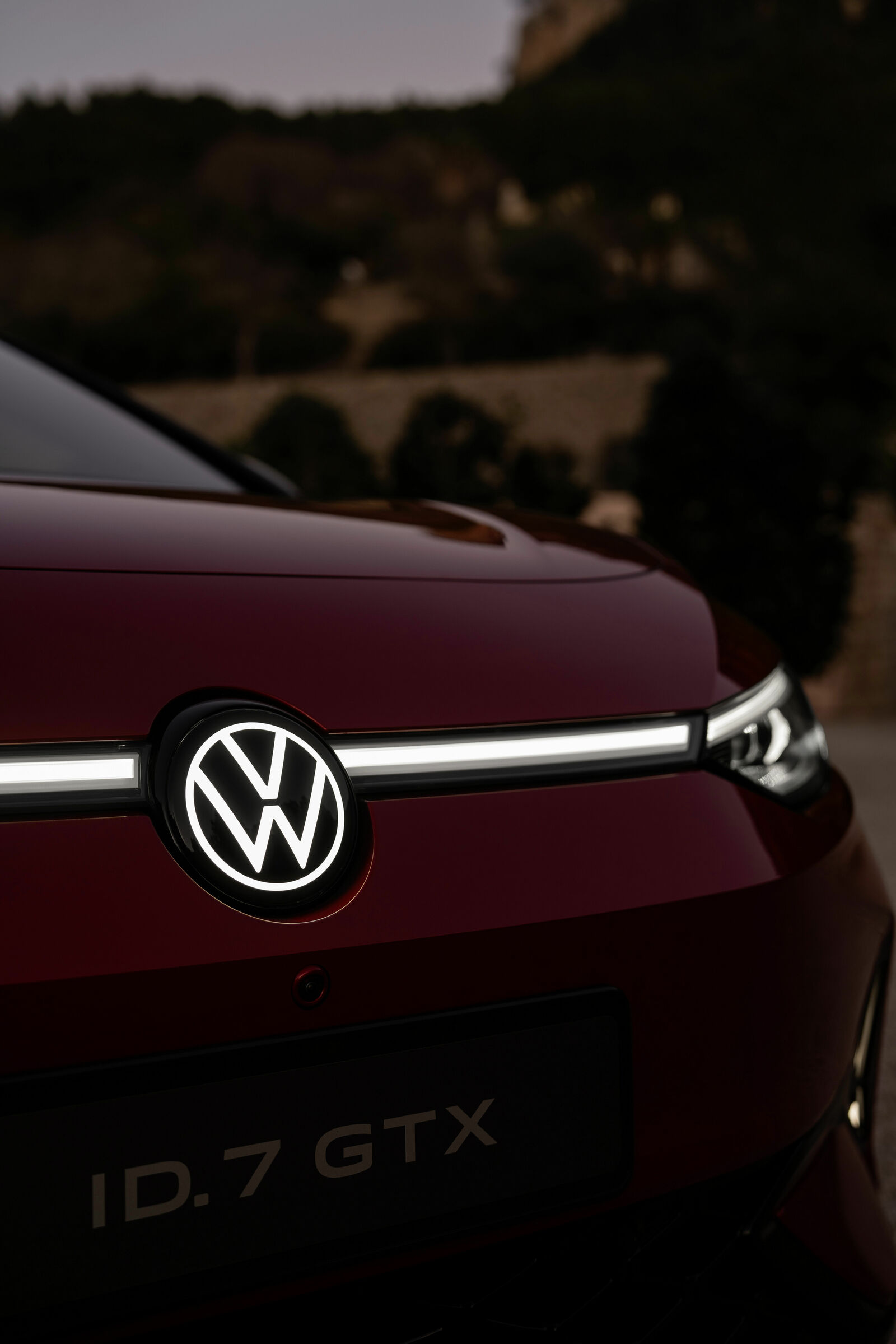 The all-electric Volkswagen ID.7 GTX