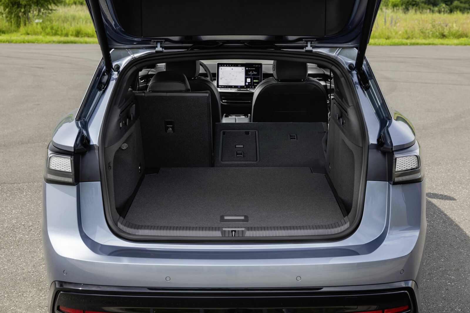 The all-electric Volkswagen ID.7 Tourer
