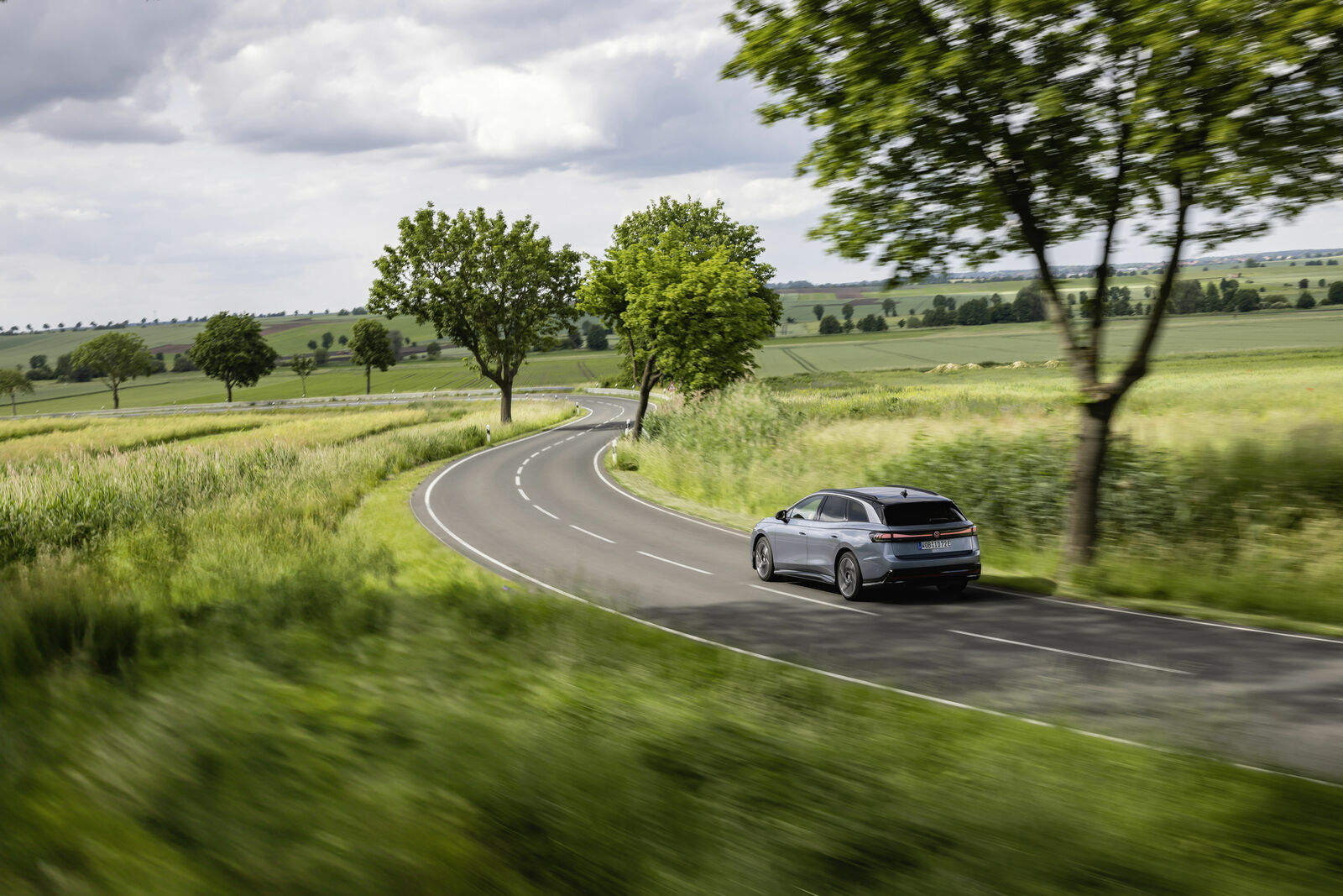 The all-electric Volkswagen ID.7 Tourer