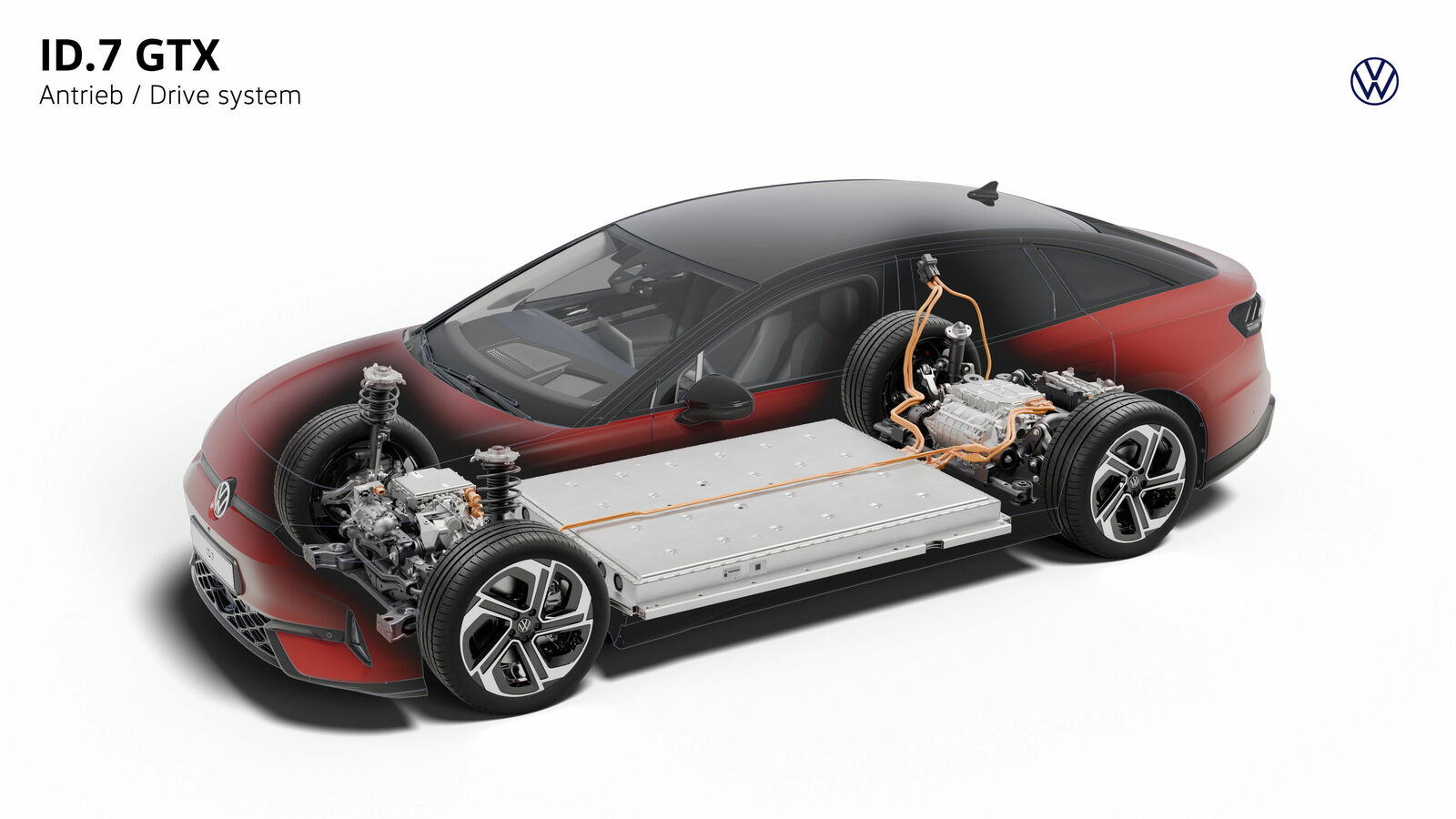 The all-electric Volkswagen ID.7 GTX