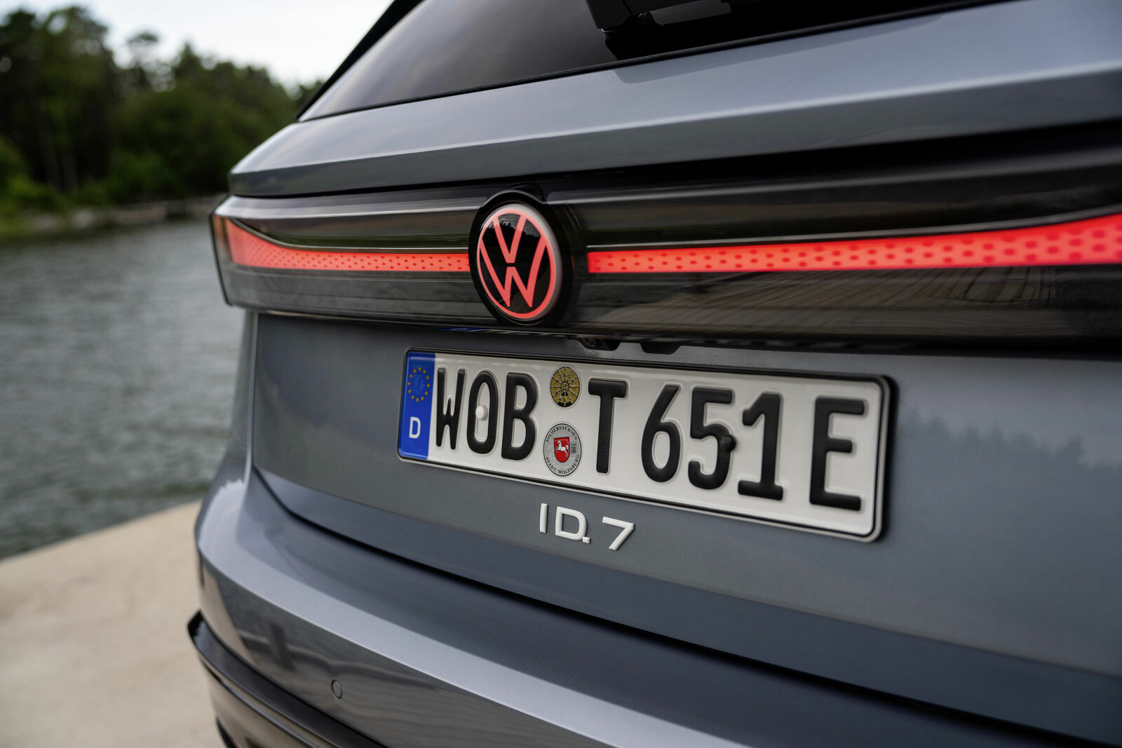 The all-electric Volkswagen ID.7 Tourer Pro S