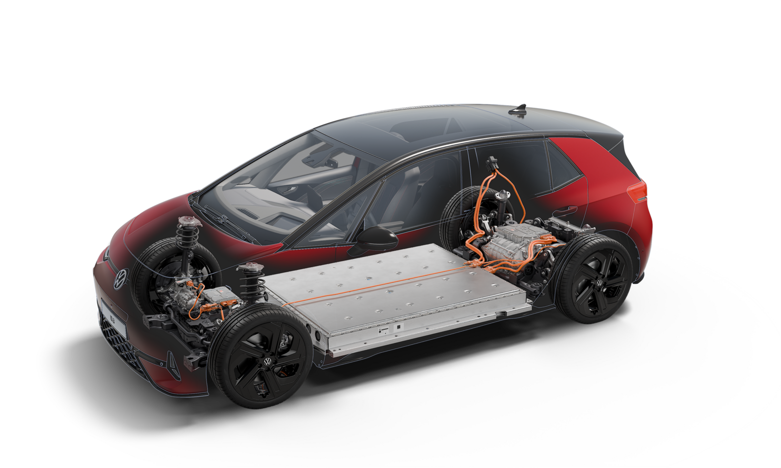 The all-electric Volkswagen ID.3 GTX