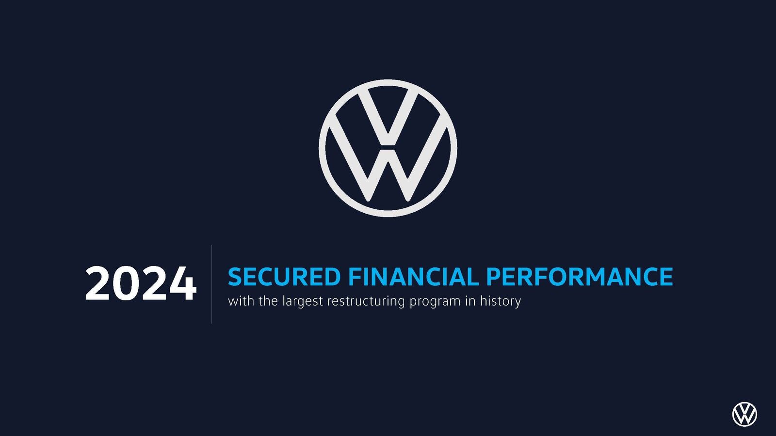 Annual Media Call - Charts Volkswagen Marke
