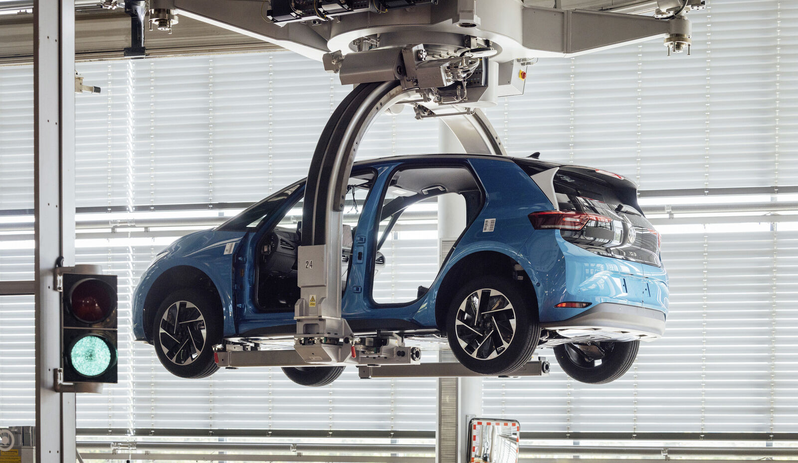 Produktion des ID.3 in der Gläsernen Manufaktur Dresden