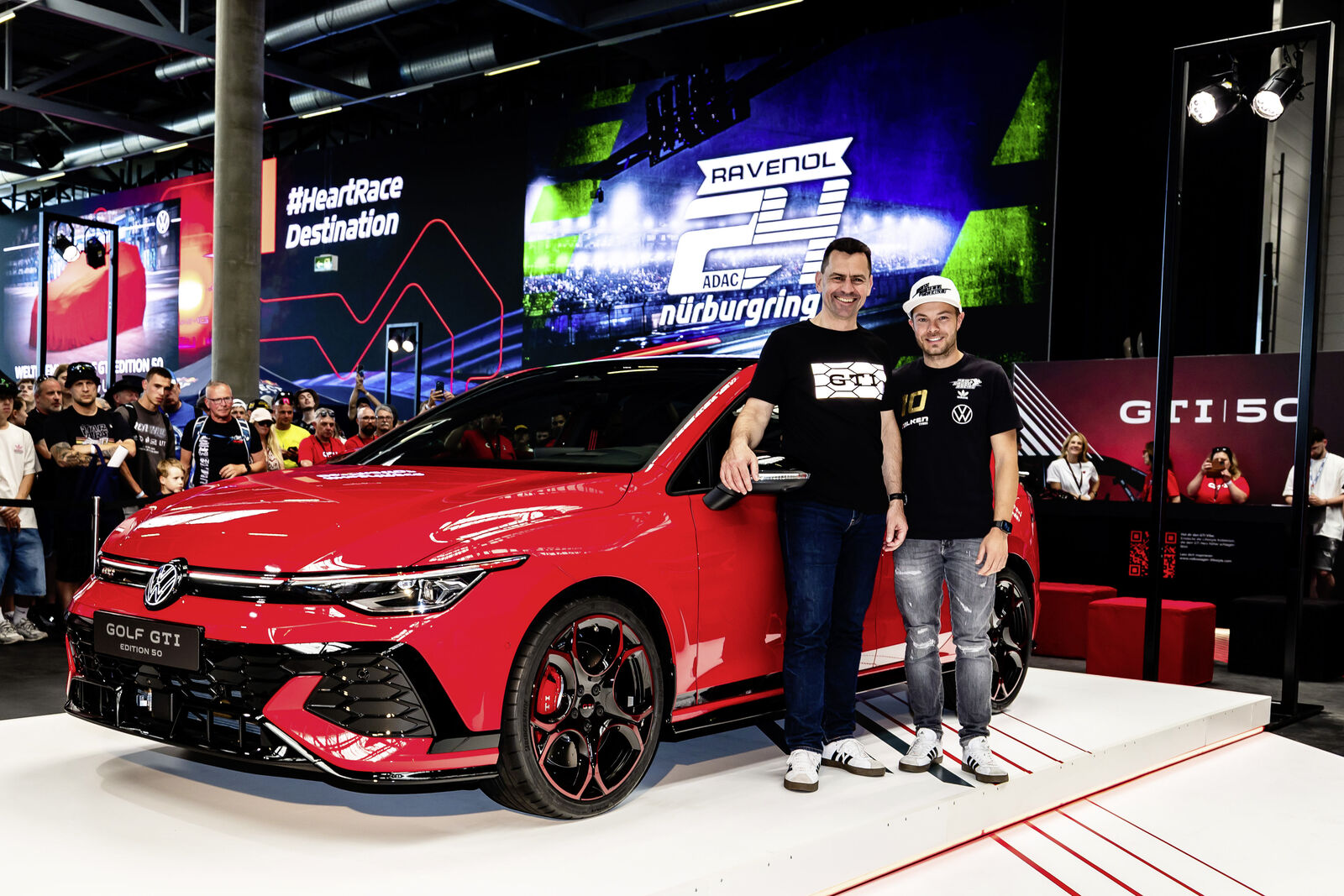 Volkswagen Golf GTI EDITION 50 at legendary 24-hour race at the Nürburgring.