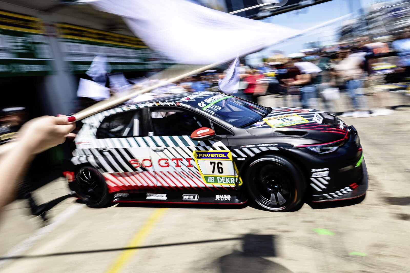 The Golf GTI Clubsport 24h at legendary 24-hour race at the Nürburgring.