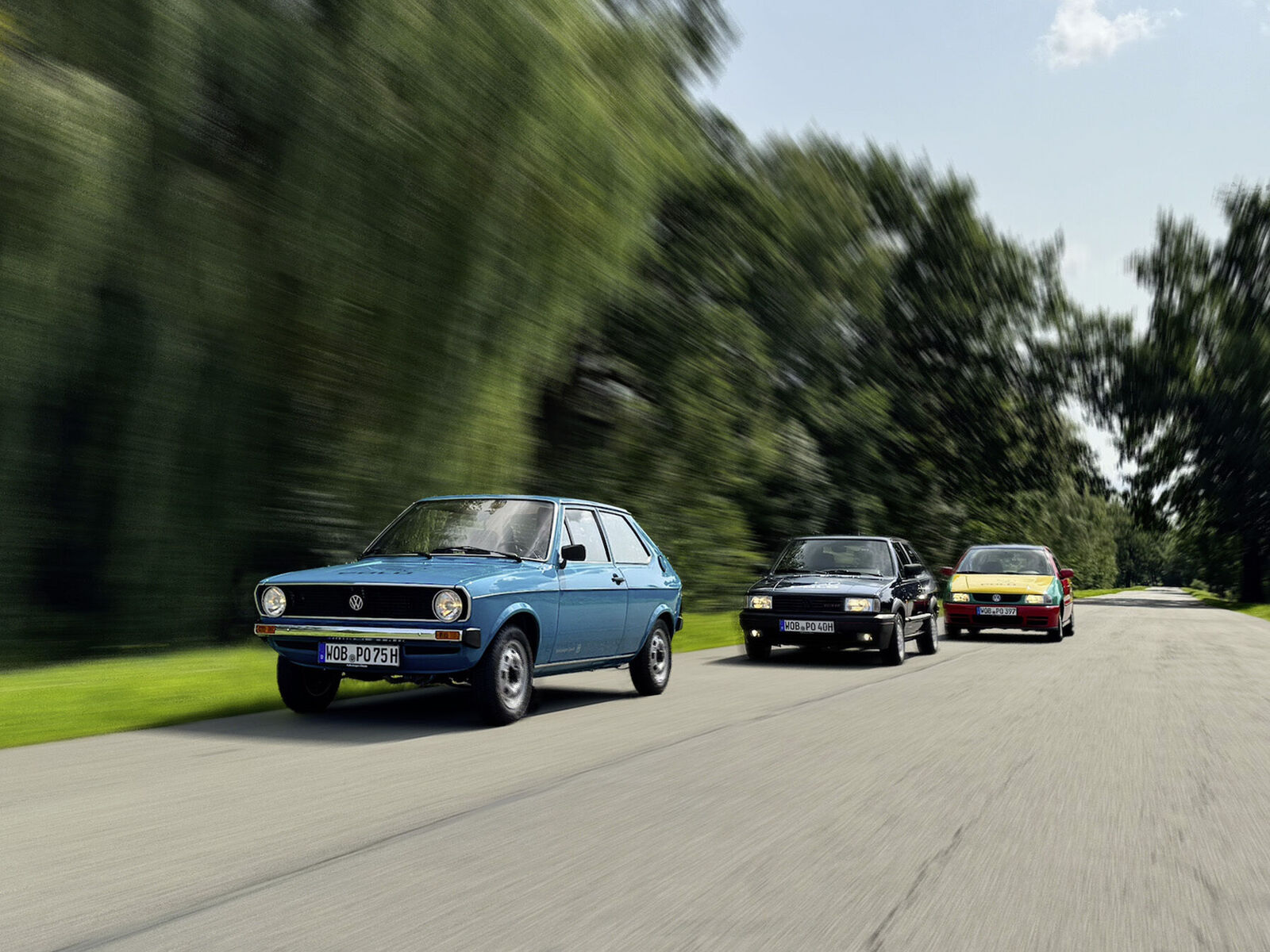 Volkswagen bei der Traditionsrallye: || 50 Jahre Polo bei der Sachsen Classic 2025