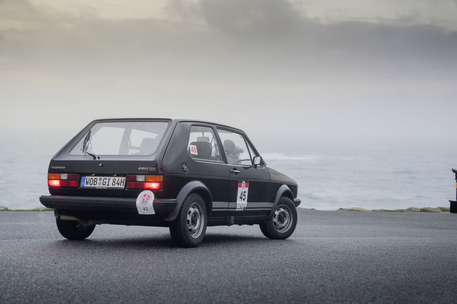 The Golf GTI taking part in one of the toughest classic car rallies in the world: LeJog