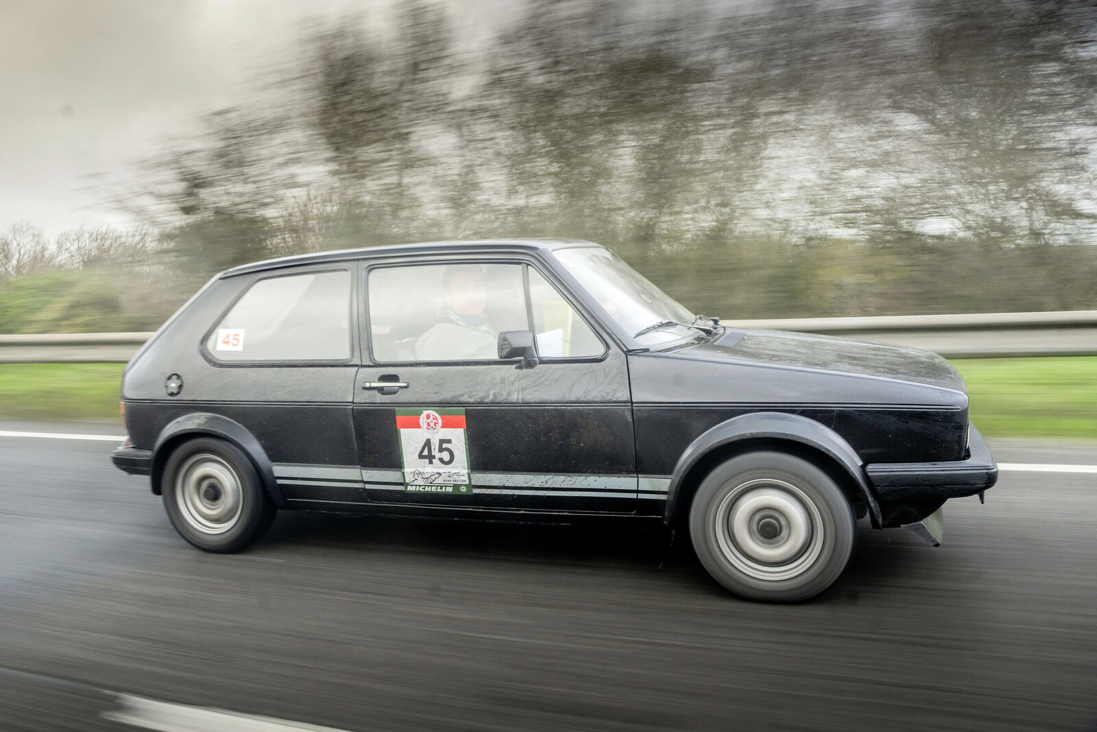 The Golf GTI taking part in one of the toughest classic car rallies in the world: LeJog