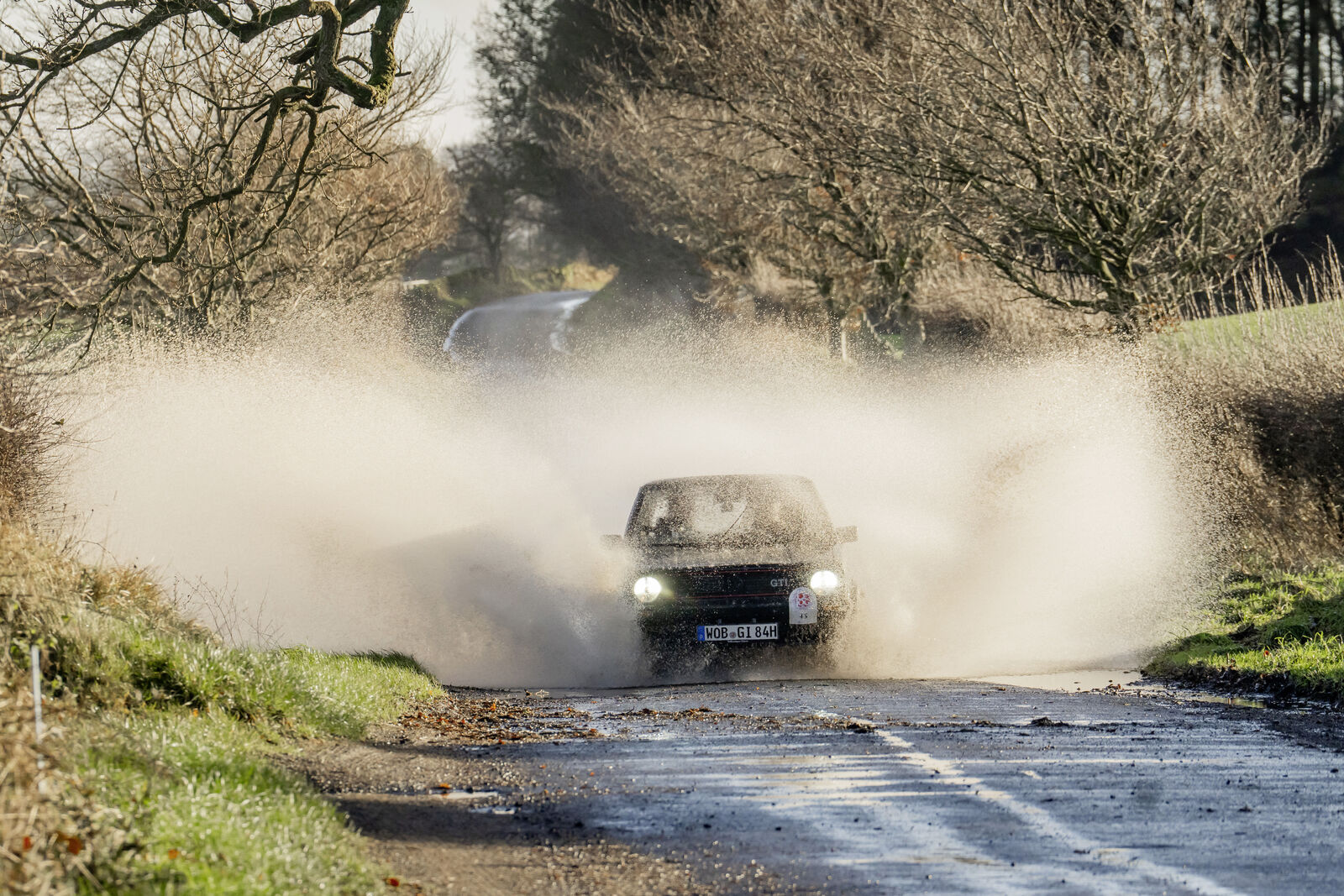 The Golf GTI taking part in one of the toughest classic car rallies in the world: LeJog