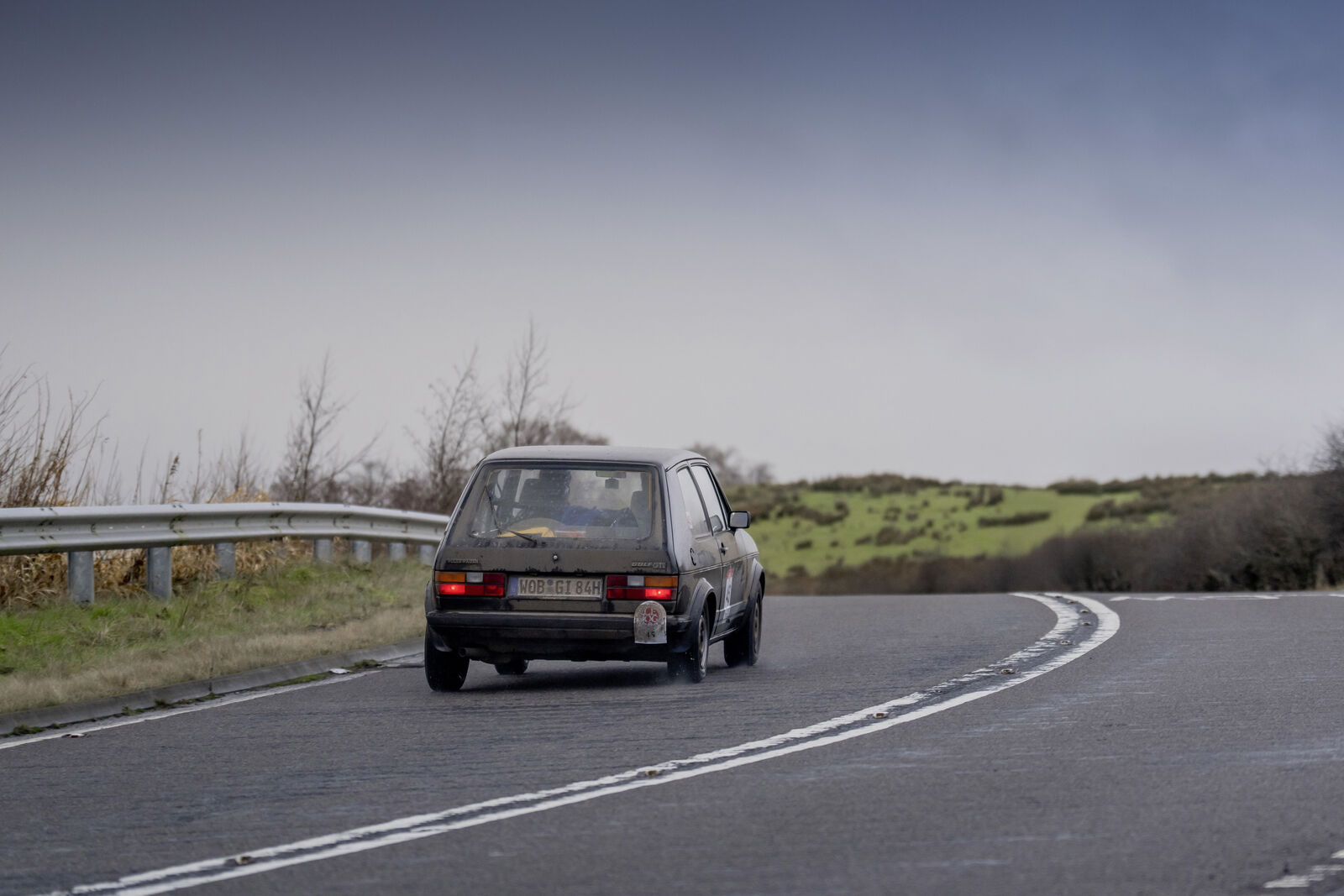 Der Golf GTI unterwegs bei einer der härtesten Oldtimer-Rallyes der Welt: LeJog