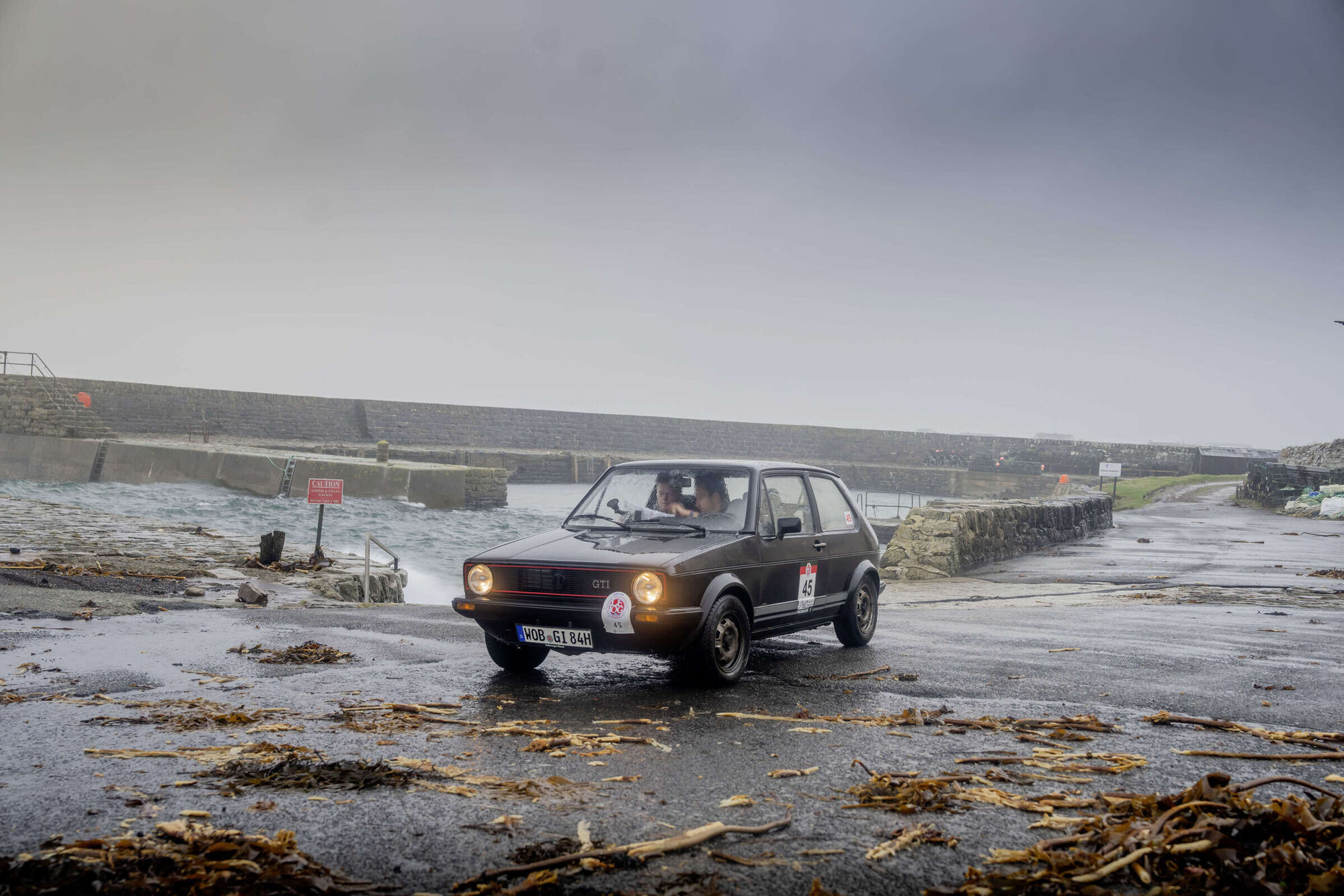 The Golf GTI taking part in one of the toughest classic car rallies in ...